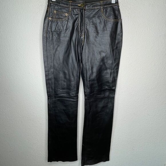 BCBGMAXAZRIA Leather Pants‎ Black - Picture 4 of 11